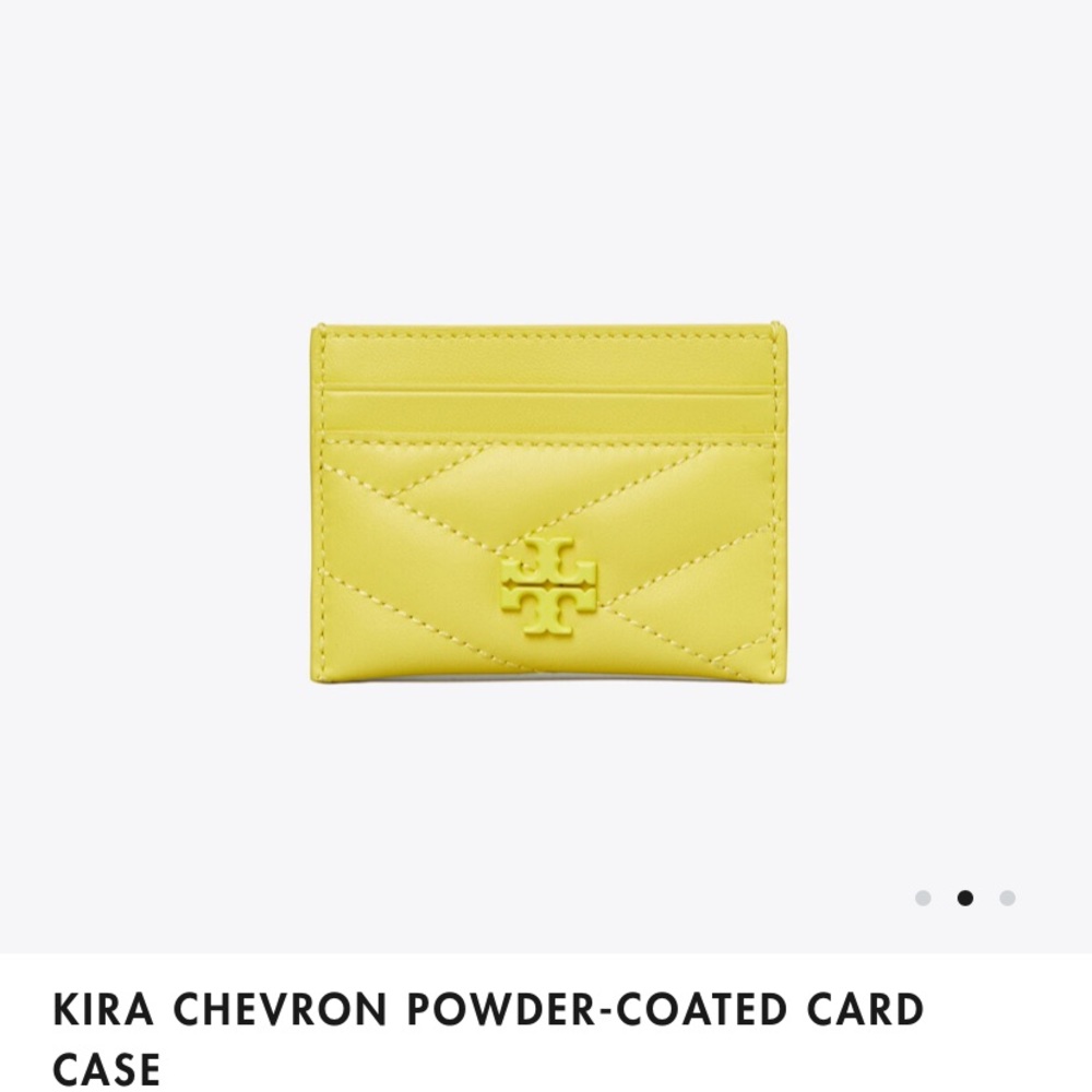 KIRA CHEVRON POWDER-COATED CARD
CASE
M